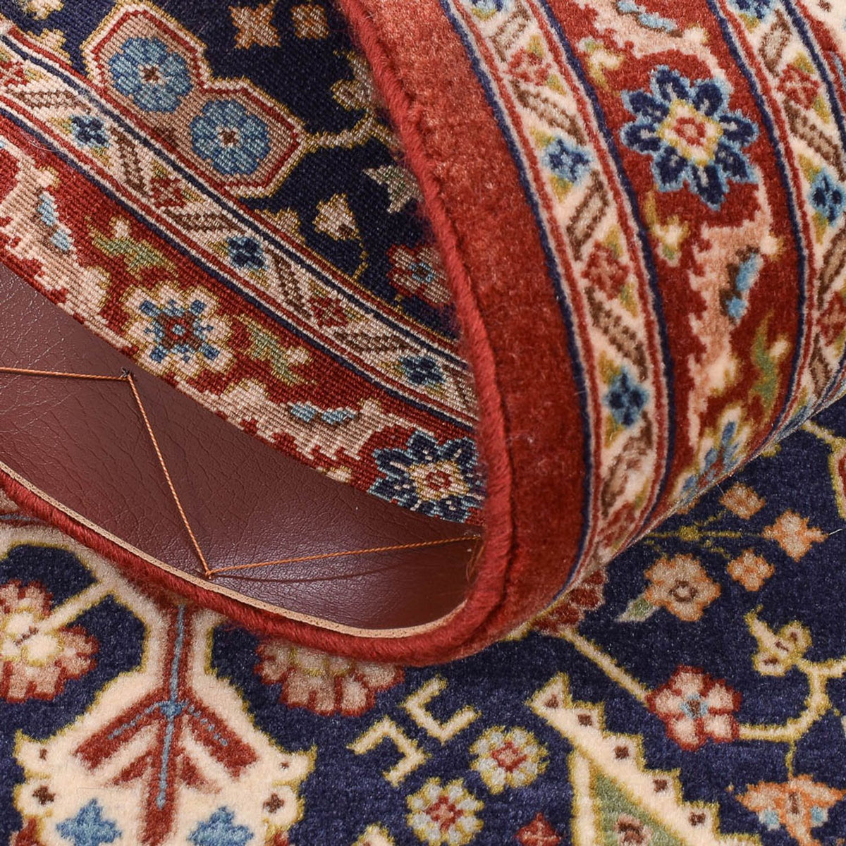 Läufer Perser - Ghom - Royal - 202 x 52 cm - dunkelbeige