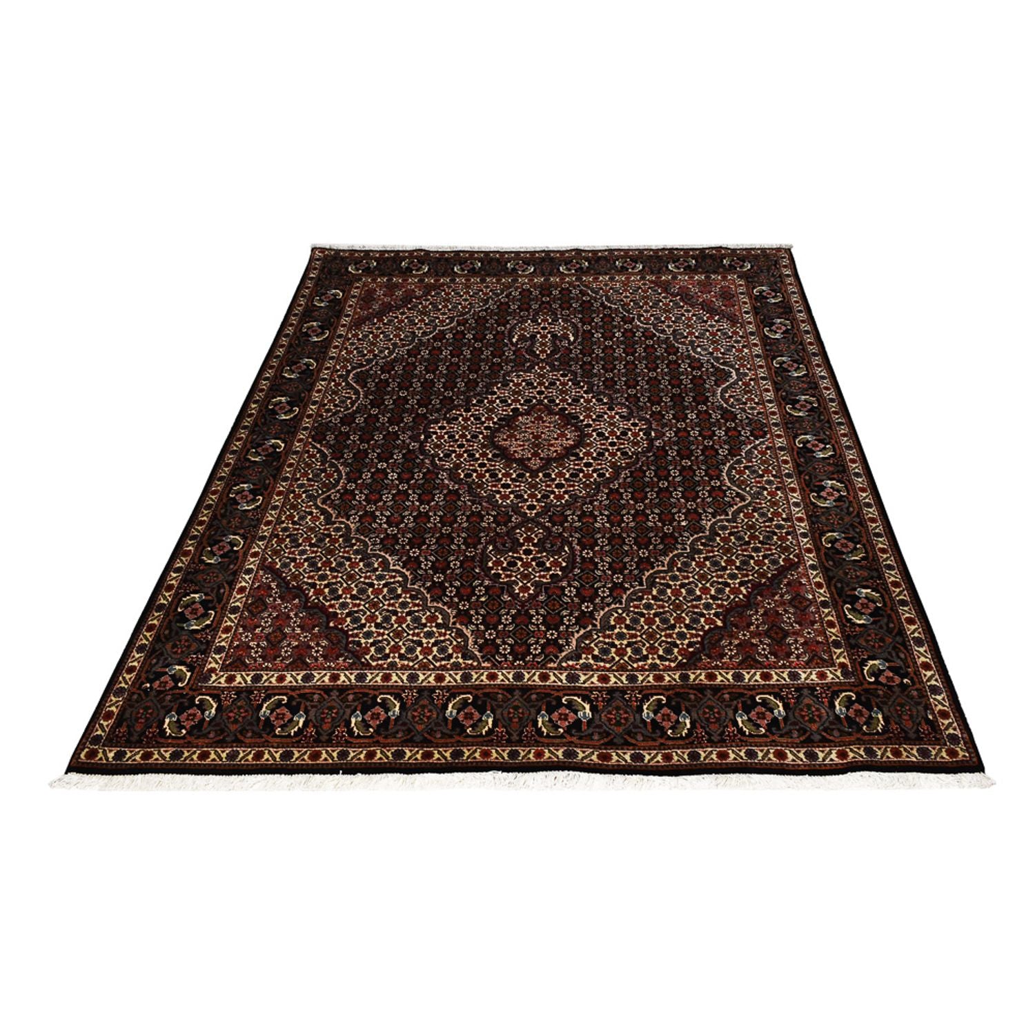 Perserteppich - Täbriz - Royal - 200 x 152 cm - dunkelbraun