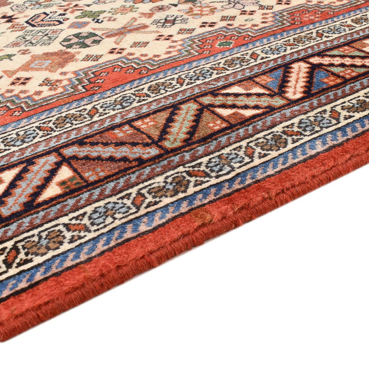 Gabbeh Teppich - Kaschkuli Perser - 208 x 148 cm - creme