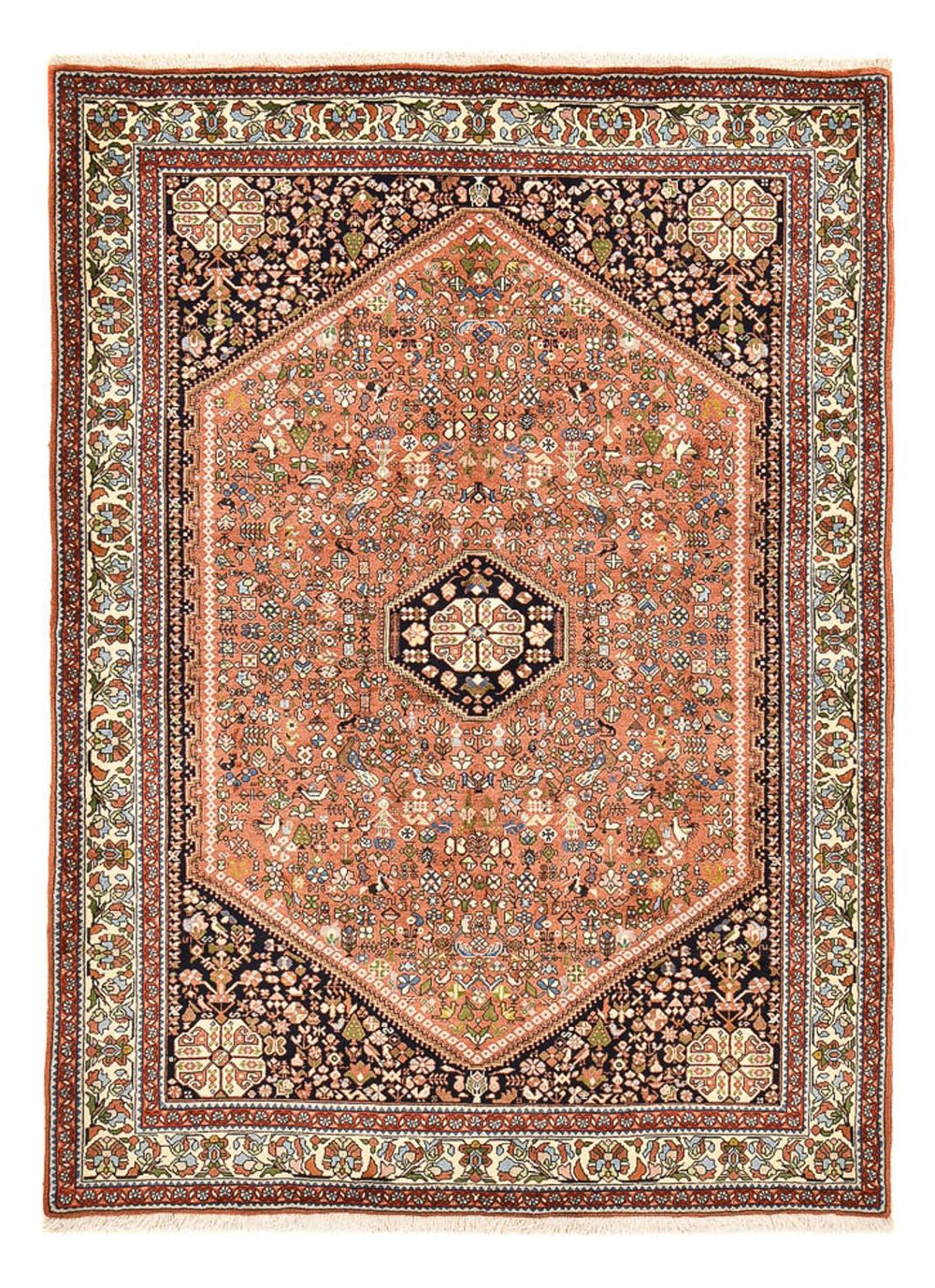 Gabbeh Teppich - Kaschkuli Perser - 210 x 151 cm - hellrot
