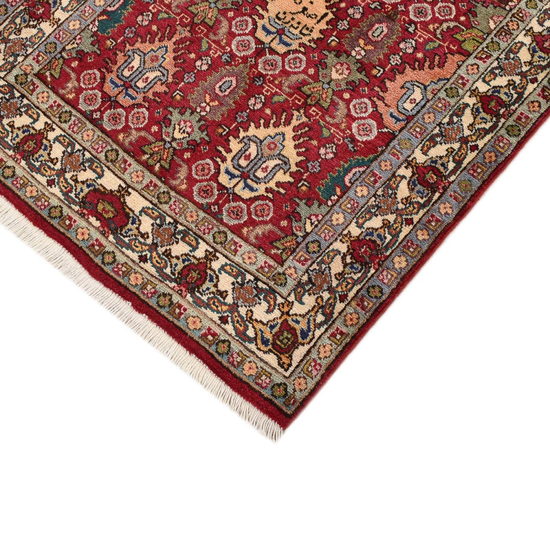 Läufer Perser - Täbriz - Royal - 408 x 80 cm - hellrot