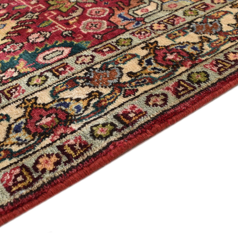 Läufer Perser - Täbriz - Royal - 408 x 80 cm - hellrot