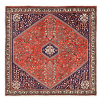 Perserteppich - Nomadic quadratisch  - 202 x 201 cm - rot