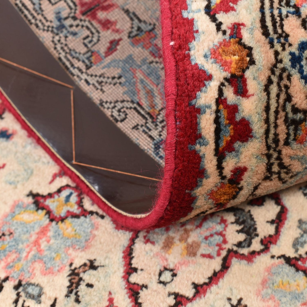 Läufer Perser - Ghom - 170 x 71 cm - hellbeige