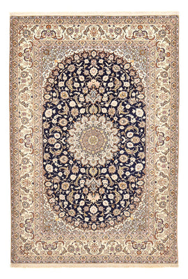 Perserteppich - Isfahan - Premium - 304 x 203 cm - dunkelblau