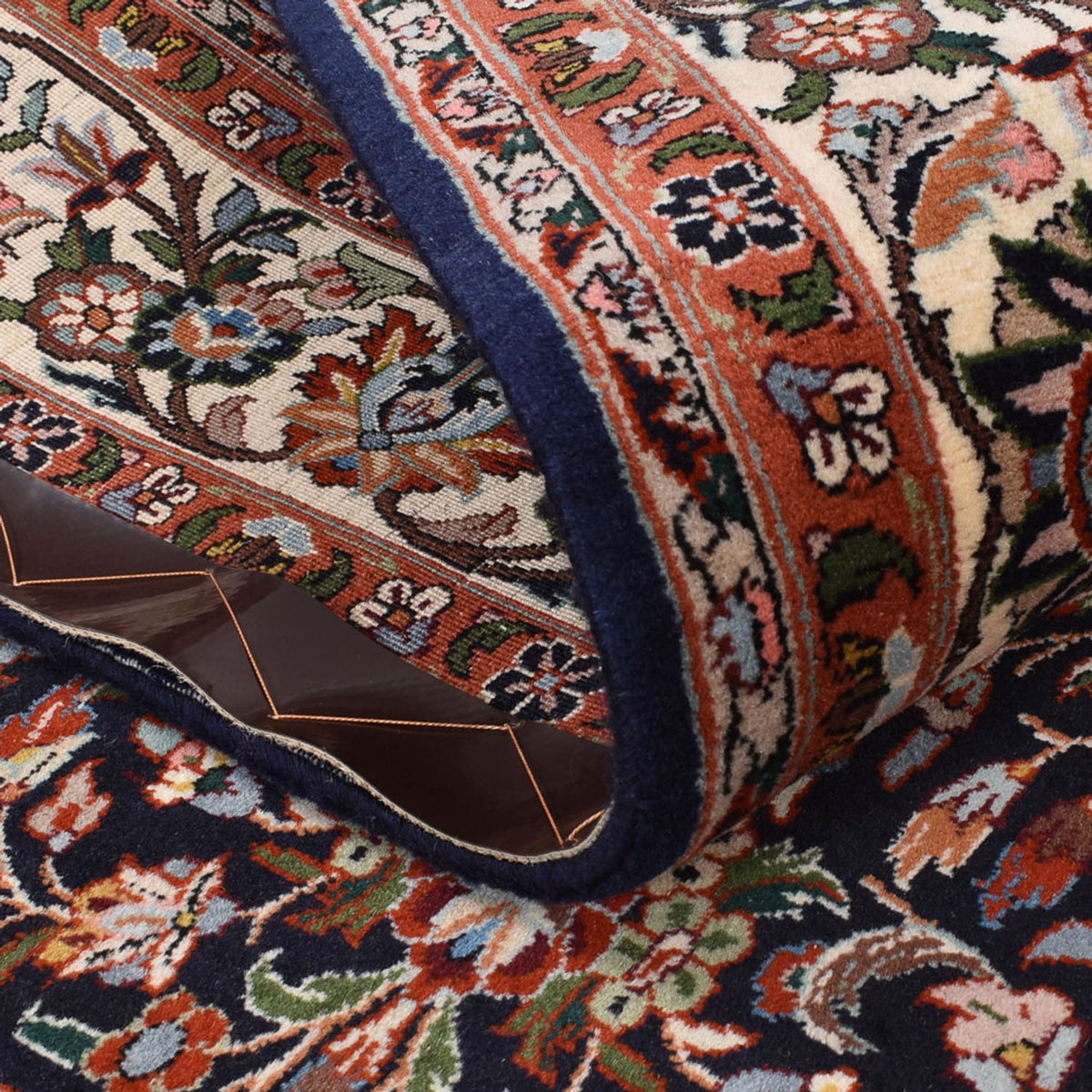 Perserteppich - Bidjar - 215 x 145 cm - dunkelbeige