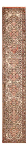 Bidjar Teppich 72x400cm - Perserteppich - Läufer / Dunkelbeige / 72 x 400 cm Läufer