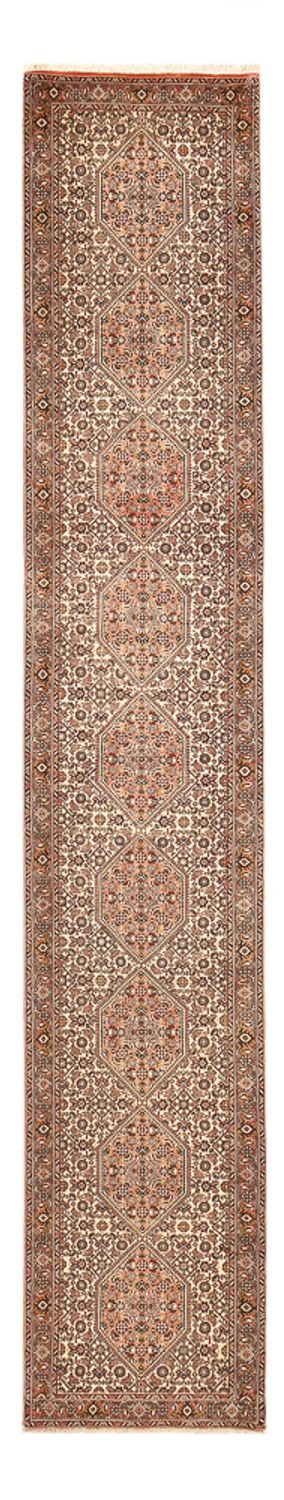 Läufer Perser - Bidjar - 400 x 72 cm - dunkelbeige