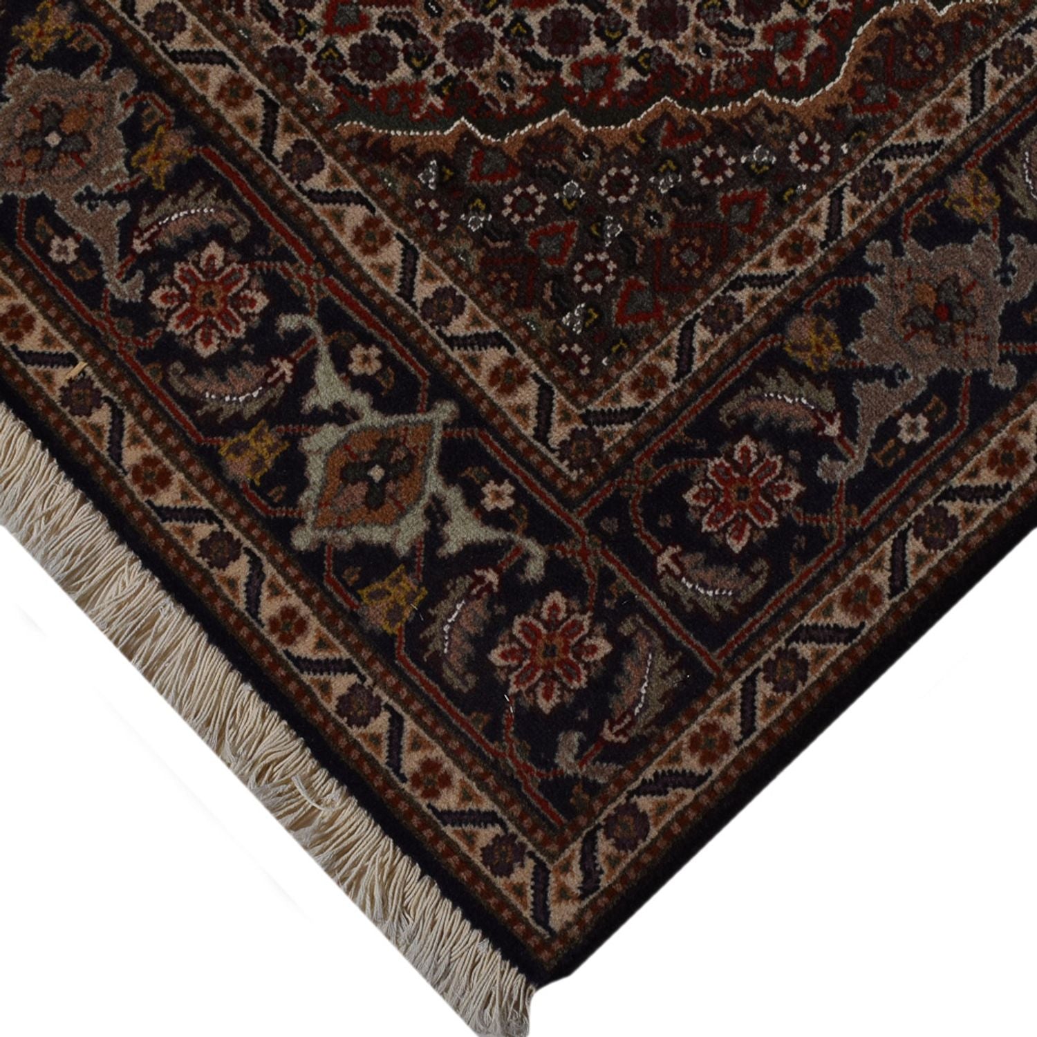 Perserteppich - Täbriz - Royal - 198 x 150 cm - dunkelbraun
