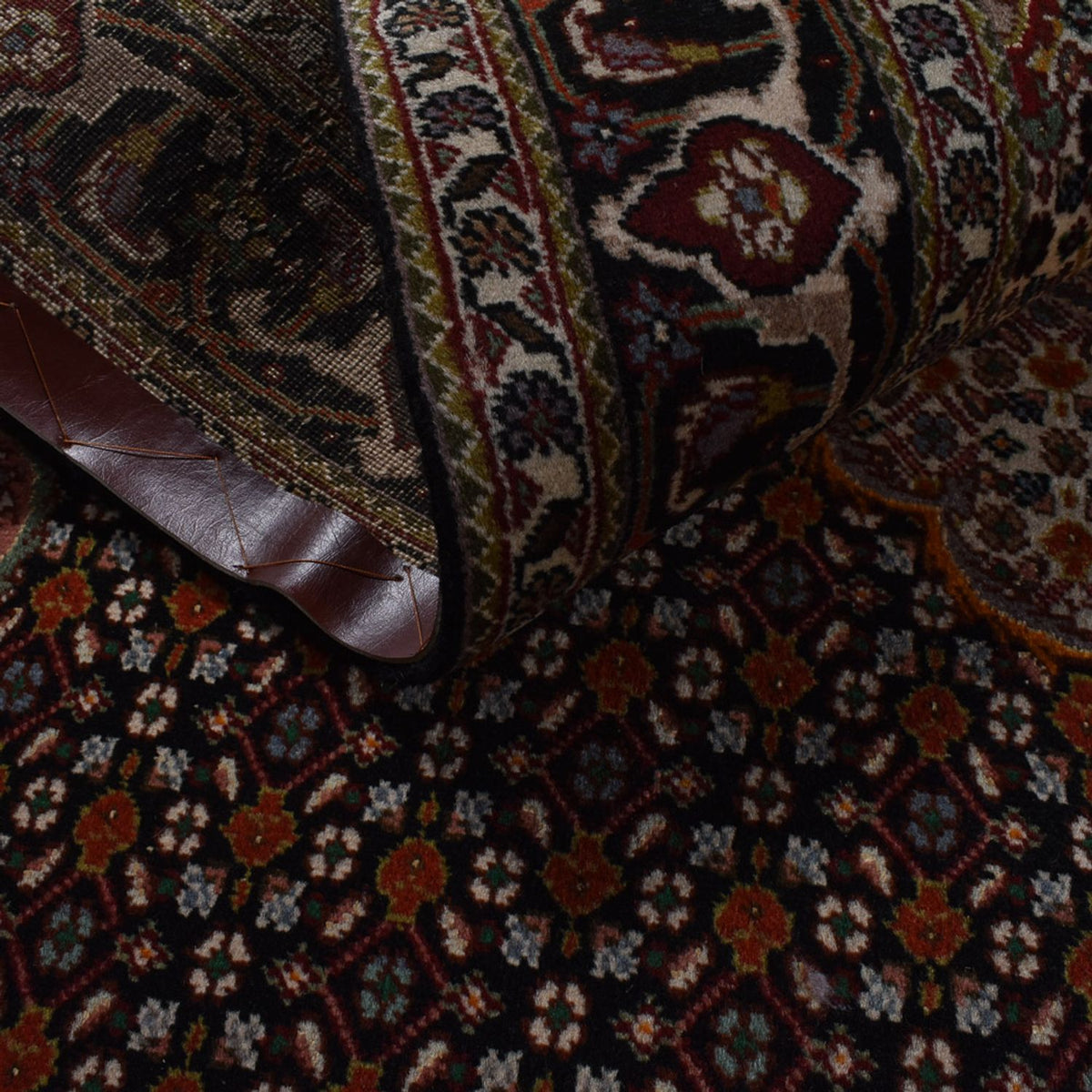 Perserteppich - Täbriz - Royal - 210 x 154 cm - dunkelbraun