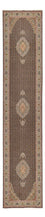 Läufer Perser - Täbriz - Royal - 390 x 82 cm - dunkelbeige
