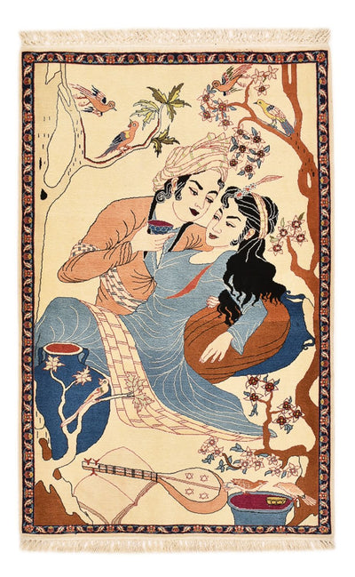Täbriz - 50 Raj Teppich 76x122cm - Perserteppich