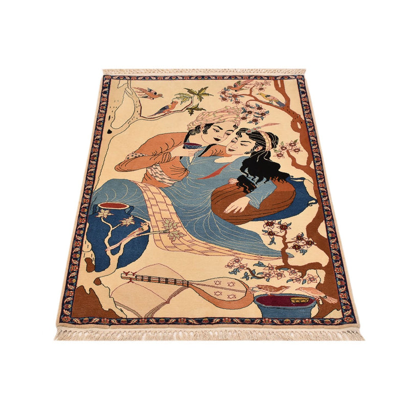 Perserteppich - Täbriz - Royal - 122 x 76 cm - mehrfarbig