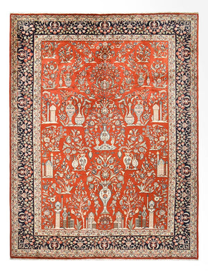 Perserteppich - Royal - Royal - 399 x 303 cm - rot