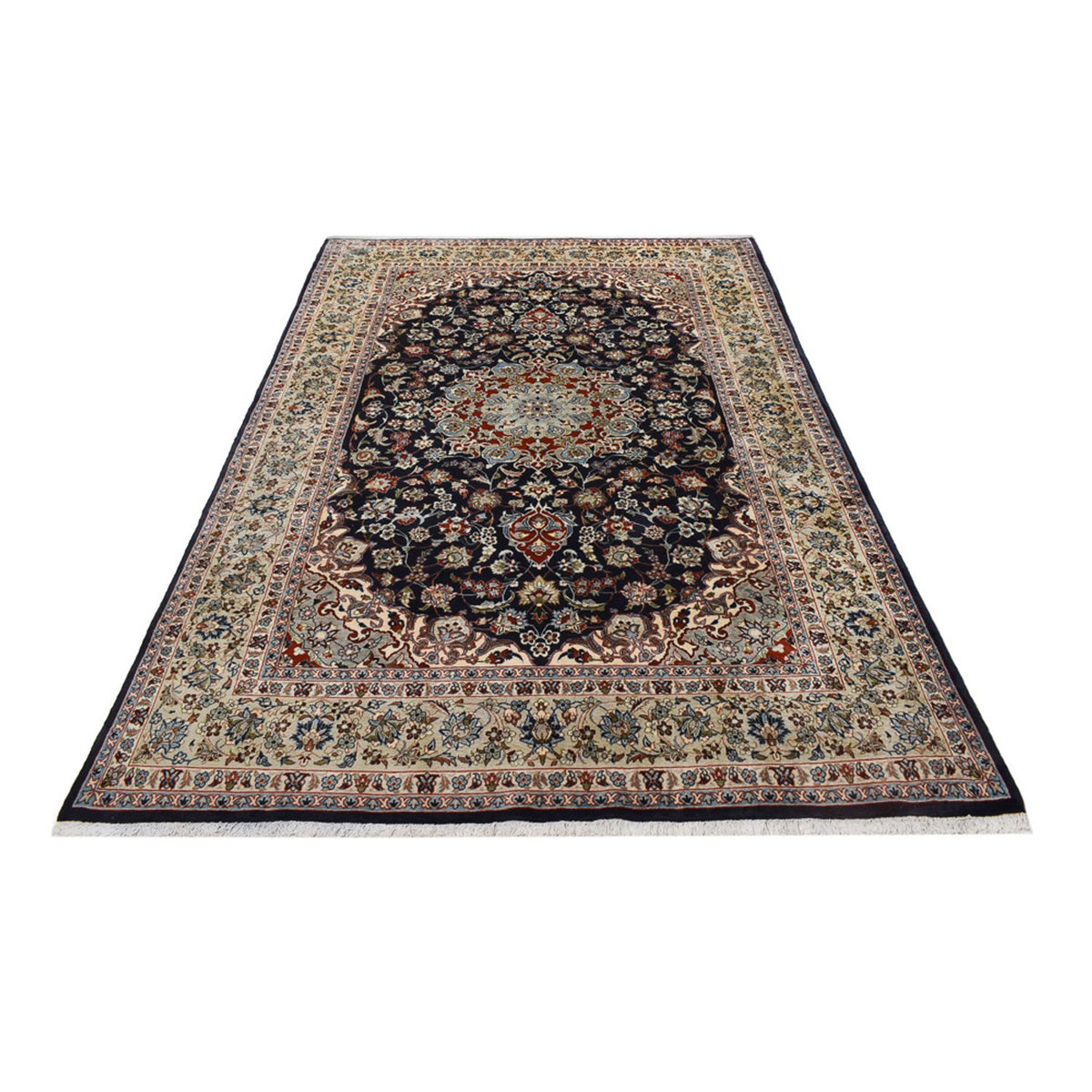 Perserteppich - Royal - Royal - 295 x 192 cm - dunkelblau