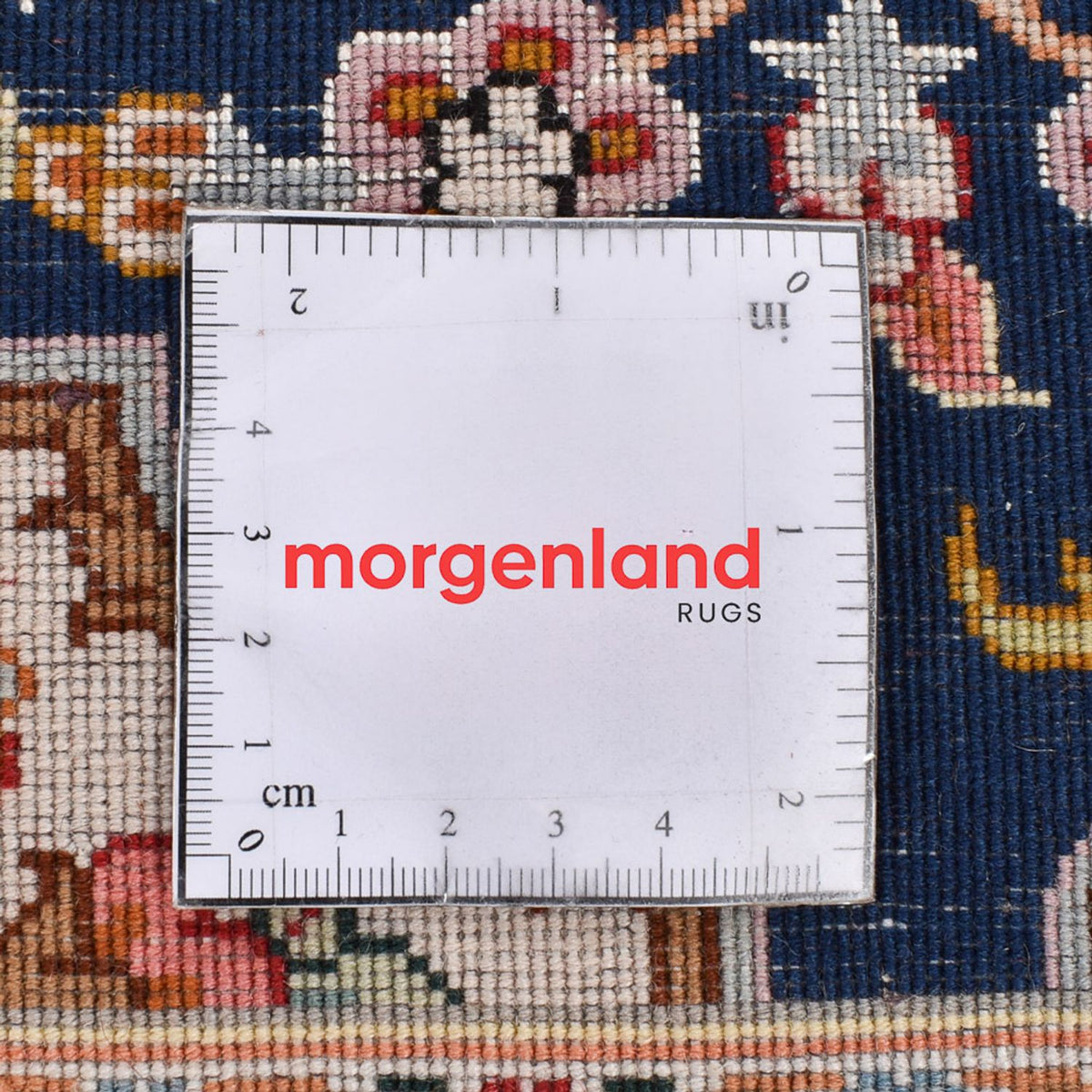 Läufer Perser - Täbriz - Royal - 310 x 82 cm - dunkelblau