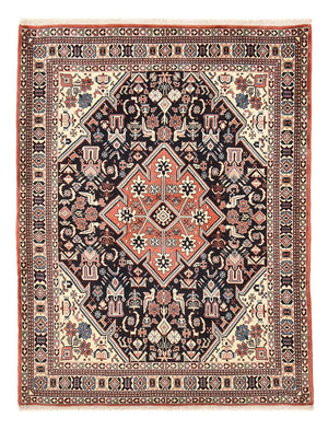 Gabbeh Teppich - Kaschkuli Perser - 192 x 150 cm - dunkelblau