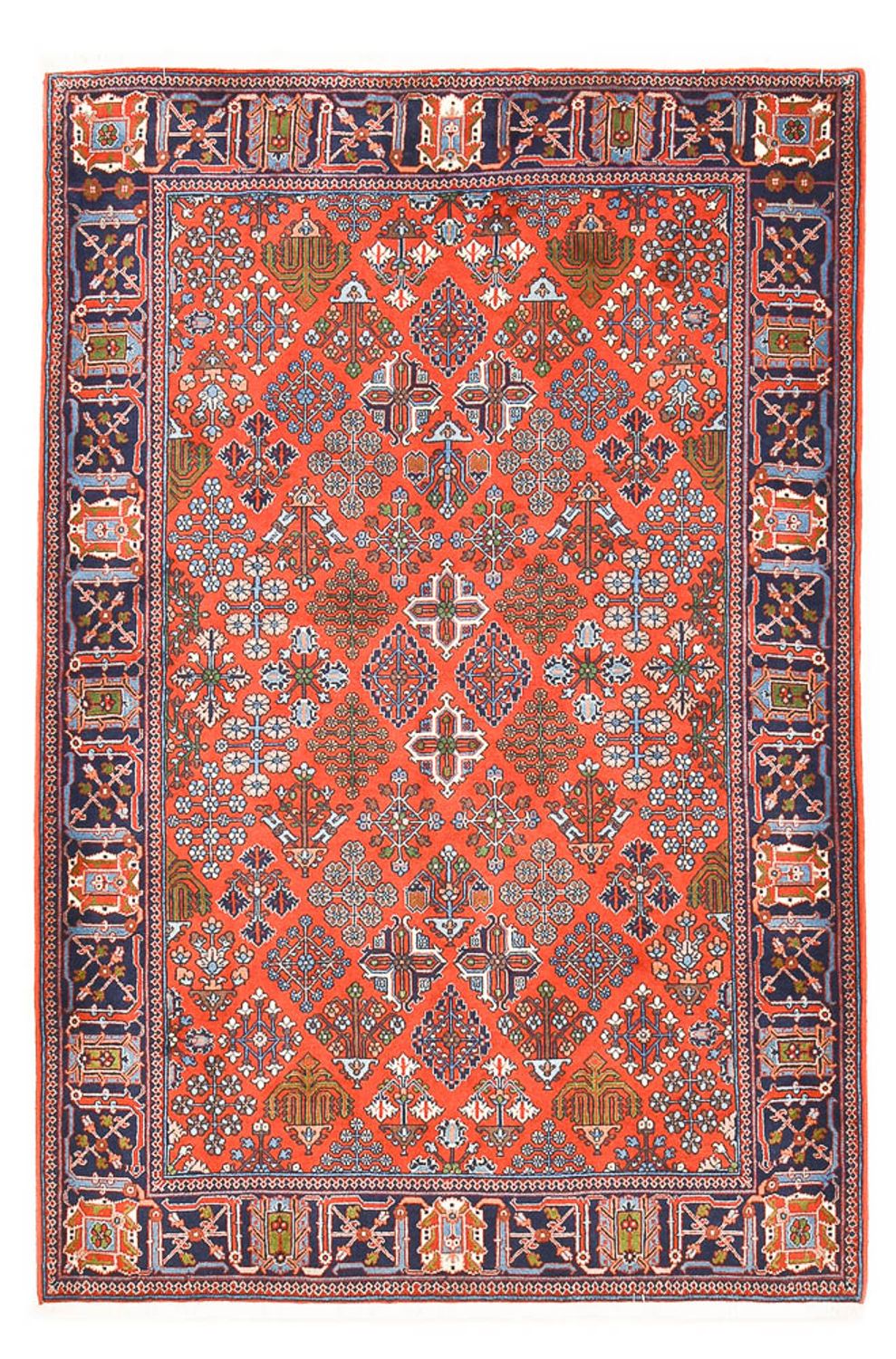 Perserteppich - Nomadic - 204 x 138 cm - hellrot