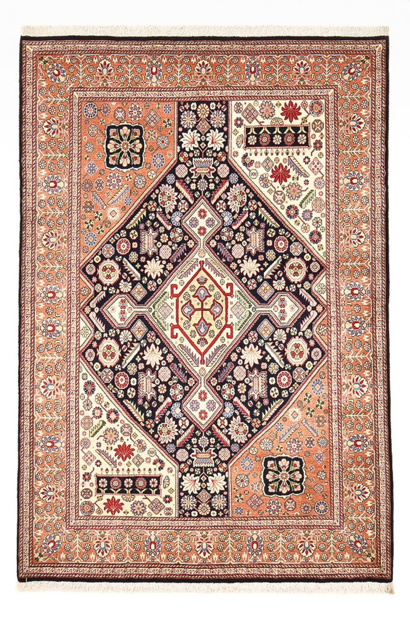 Gabbeh Teppich - Kaschkuli Perser - 205 x 144 cm - dunkelblau