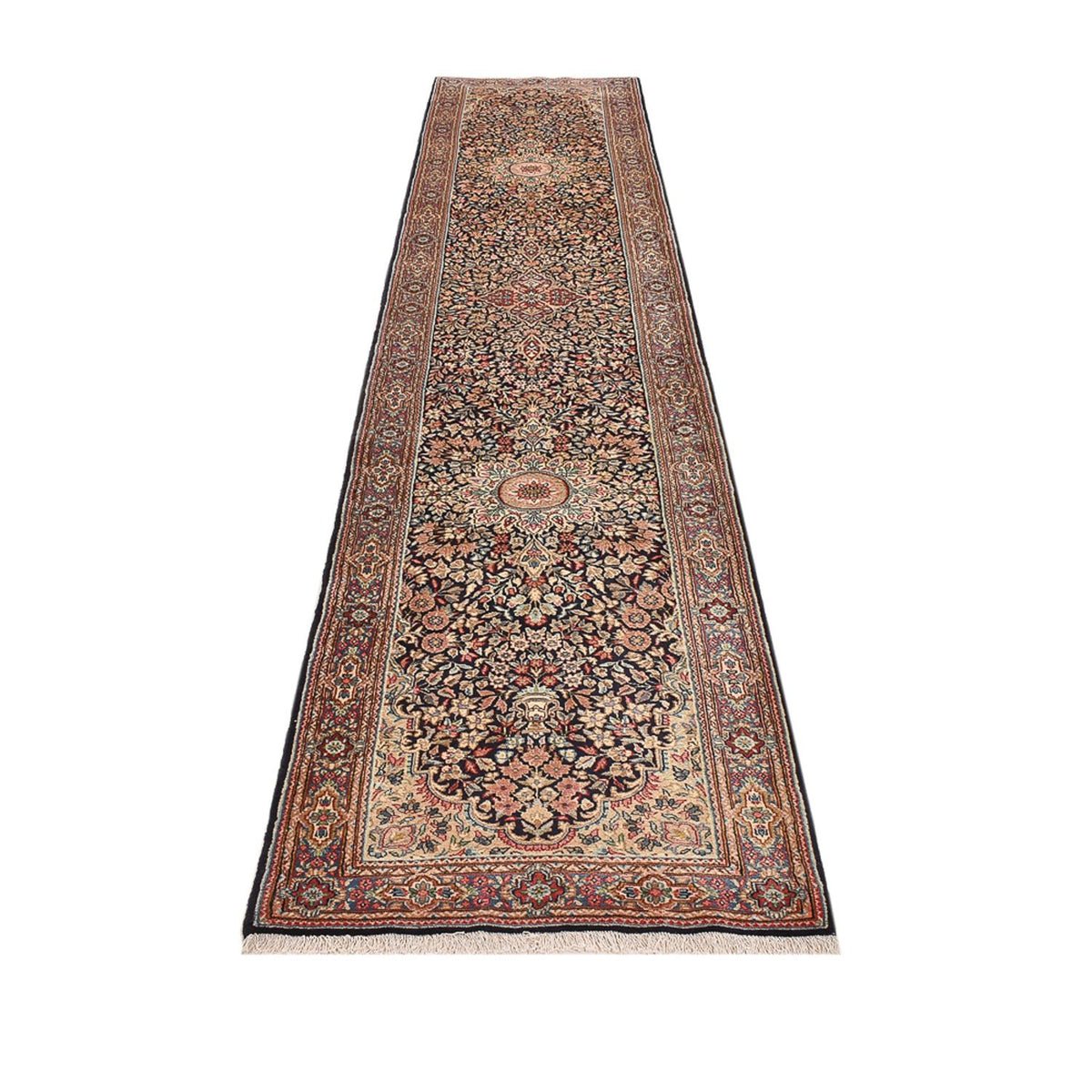Läufer Perser - Royal - 420 x 83 cm - dunkelbeige