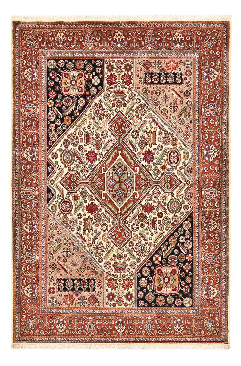 Gabbeh Teppich - Kaschkuli Perser - 218 x 150 cm - hellrot