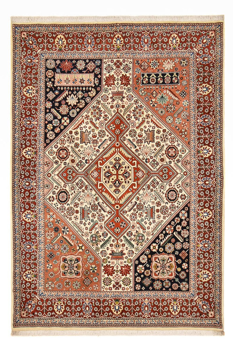 Gabbeh Teppich - Kaschkuli Perser - 215 x 146 cm - mehrfarbig
