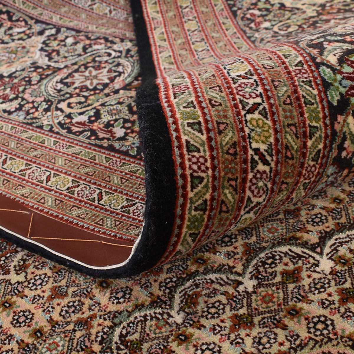 Perserteppich - Täbriz - Royal - 400 x 300 cm - dunkelcamel