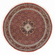 Perserteppich - Bidjar rund  - 150 x 150 cm - dunkelrot