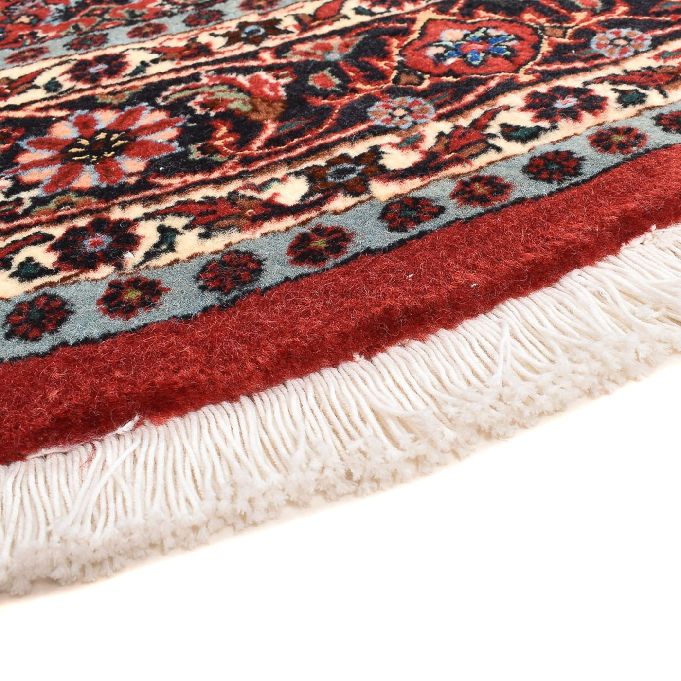 Perserteppich - Bidjar rund  - 150 x 150 cm - dunkelrot