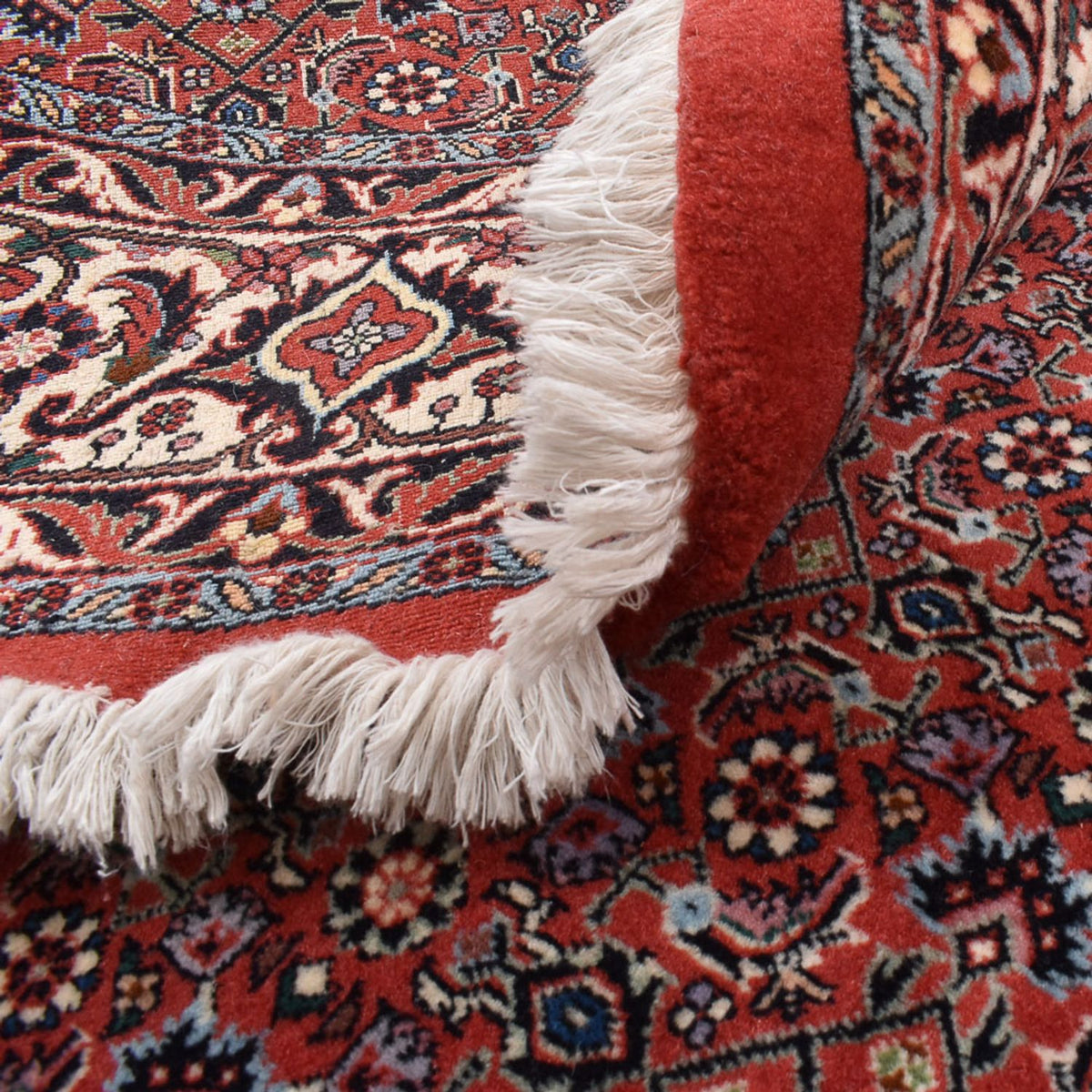 Perserteppich - Bidjar rund  - 170 x 170 cm - dunkelrot