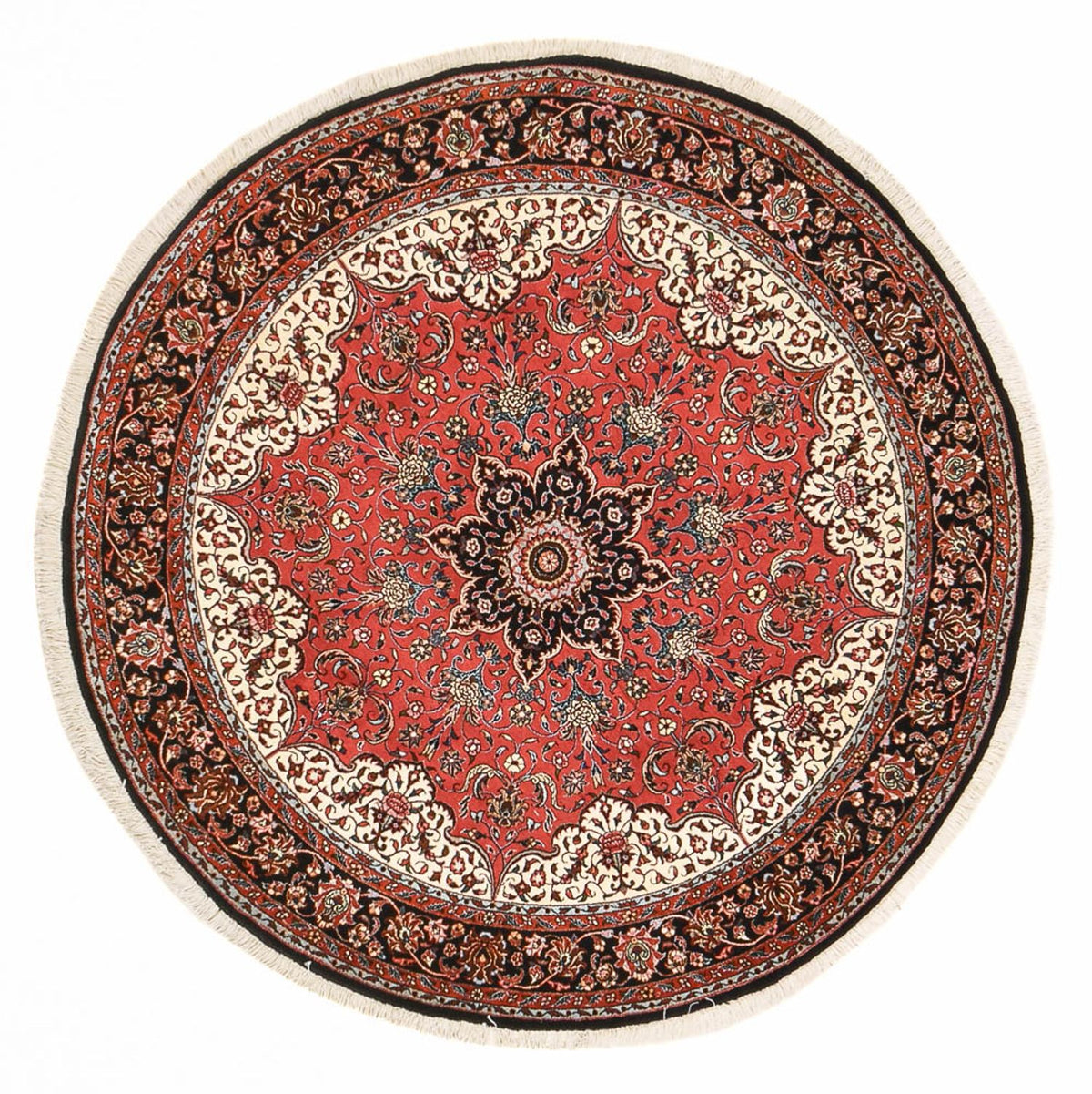 Perserteppich - Bidjar rund  - 150 x 150 cm - rot