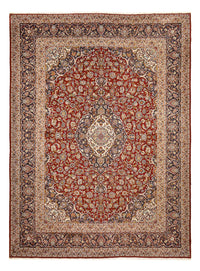 Perserteppich - Keshan - Royal - 412 x 303 cm - dunkelrot