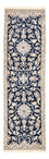 Läufer Perser - Nain - Royal - 185 x 56 cm - dunkelblau