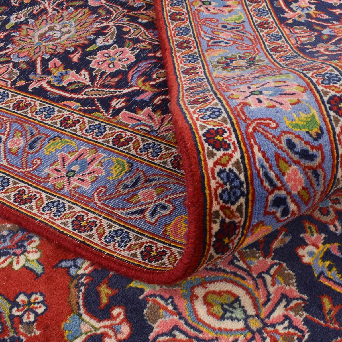 Perserteppich - Keshan - 412 x 300 cm - rot