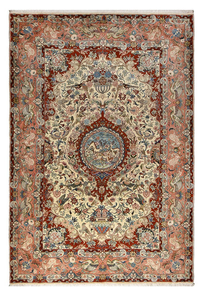 Keshan Teppich 221x322cm - Perserteppich