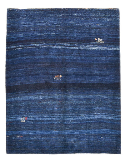 Loribaft Teppich Perser 158x195cm - Orientteppich - dunkelblau