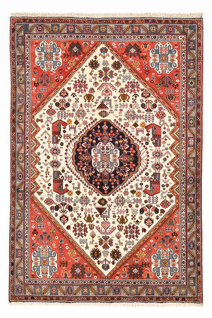 Gabbeh Teppich - Kaschkuli Perser - 197 x 140 cm - mehrfarbig