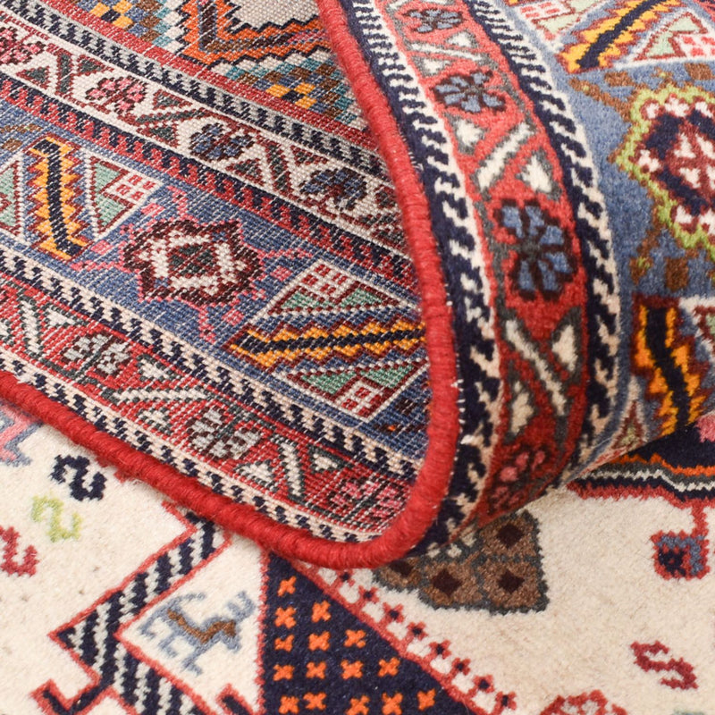 Gabbeh Teppich - Kaschkuli Perser - 197 x 140 cm - mehrfarbig
