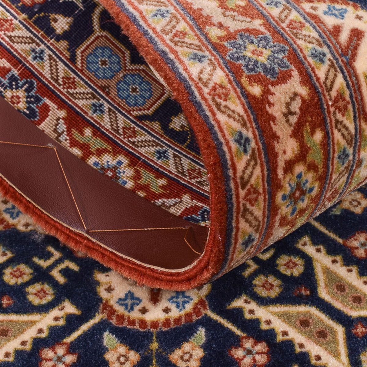 Läufer Perser - Ghom - Royal - 195 x 51 cm - dunkelbeige