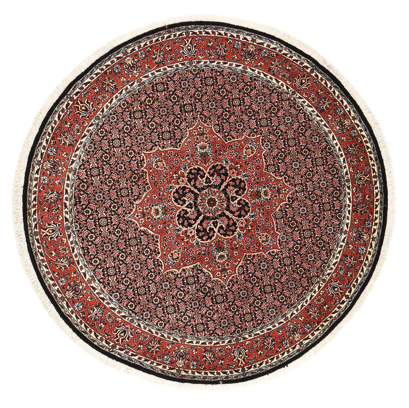 Perserteppich - Bidjar rund  - 150 x 150 cm - rost