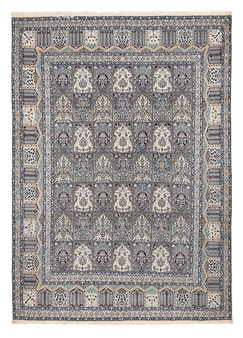 Perserteppich - Nain - Premium - 413 x 301 cm - grau