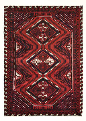 Perserteppich - Royal - 314 x 215 cm - bordeauxrot