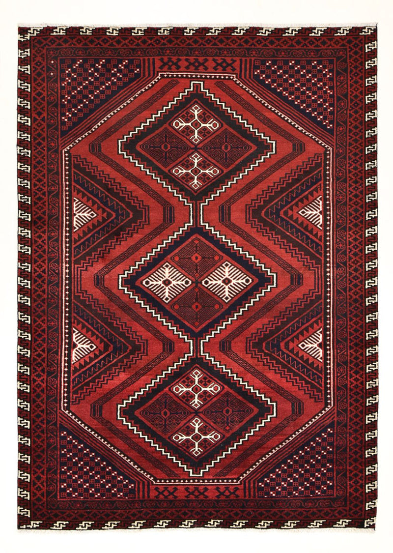 Perserteppich - Royal - 314 x 215 cm - bordeauxrot