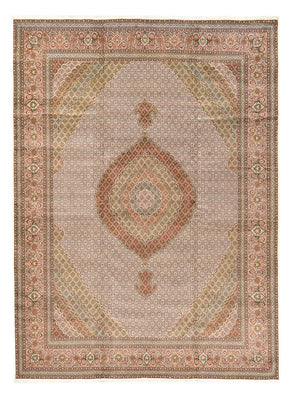 Perserteppich - Täbriz - Royal - 500 x 356 cm - dunkelbeige
