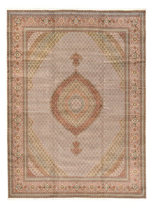 Perserteppich - Täbriz - Royal - 500 x 356 cm - dunkelbeige