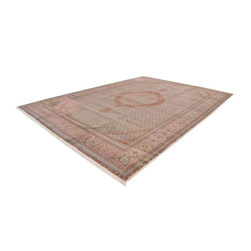 Perserteppich - Täbriz - Royal - 500 x 356 cm - dunkelbeige