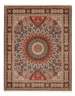 Perserteppich - Täbriz - Royal - 255 x 205 cm - dunkelbeige