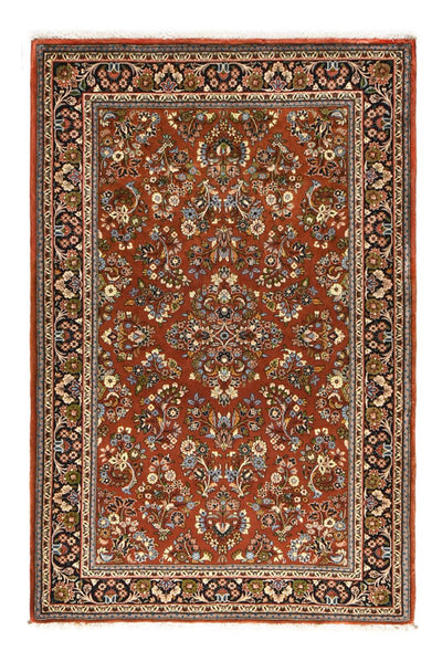 Sarough Teppich 138x207cm - Perserteppich - dunkelrot
