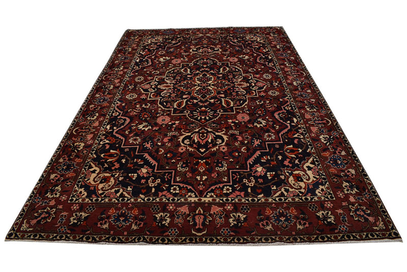 Perserteppich - Nomadic - 320 x 207 cm - weinrot