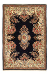 Rafsanjan Teppich 122x181cm - Perserteppich - Rechteckig / Dunkelblau / 122 x 181 cm Rechteckig